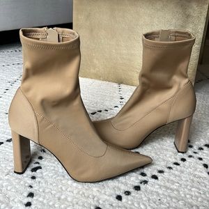 Zara tan booties